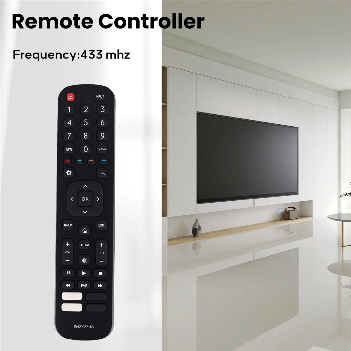 OIIRGO-En2X27Hs ワイヤレス交換用 HD スマート テレビ リモコン
