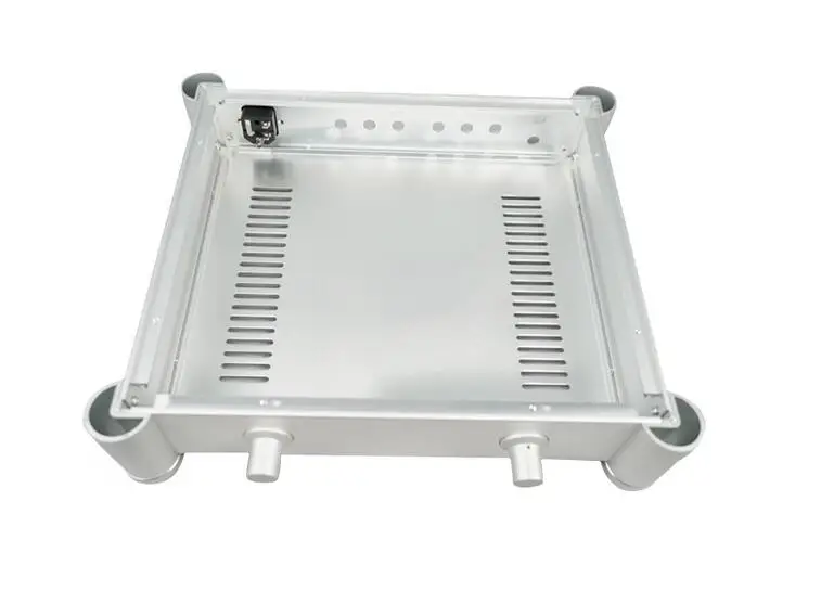 

Silver Full Aluminum Enclosure / tube AMP case Preamp box/ HIFI DIY chassis 3607T EL34 tube amplifier box
