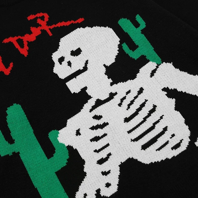 FGKKS Nuovi uomini maglione marchio moda design tendenza teschio maglione di Halloween uomo pullover di Natale