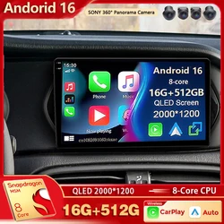 Android 16 For Fiat Tipo Egea Dodge Neon 2015-2018 2K QLED Android Car Radio Multimedia Video Player BT Stereo CarPlay Head Unit