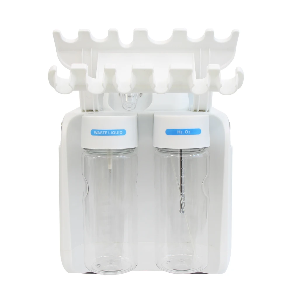 6 in 1 Wasserstoff Derma brasion Gesichts schönheit Maschine Aqua Peeling Tiefen reinigung Lifting Wasser Mikro derma brasion Gerät Hautpflege – Detail 11