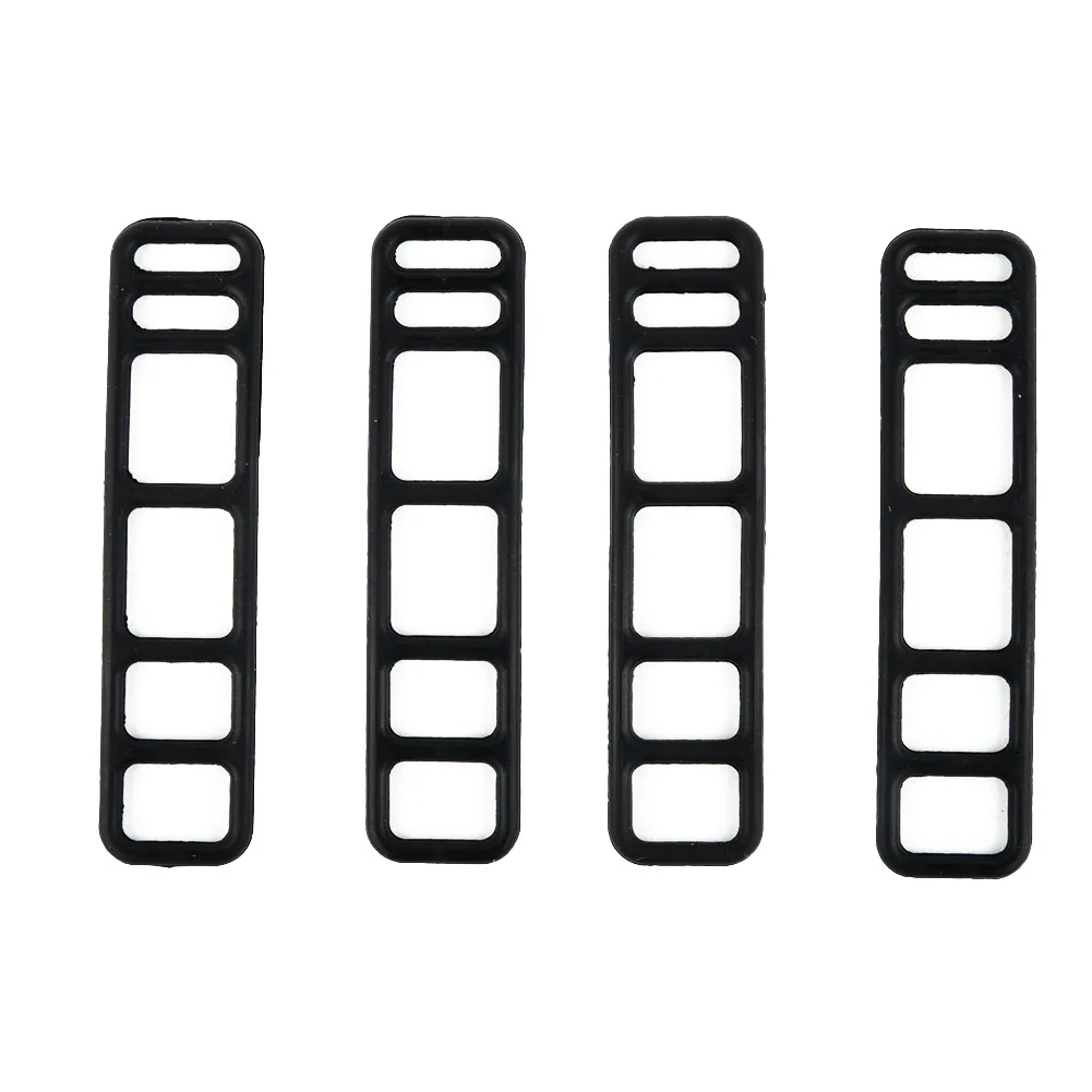 4Pcs Bike Bicycle Cycling Silicone Elastic Strap Bandage Light Lamp Mount Holder Mirror Recorder Fixed Rubber Band Headlight