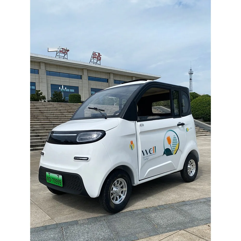 Customized new electric four-wheel vehicle for household adult transportation, new energy vehicle for women, small old Le electr