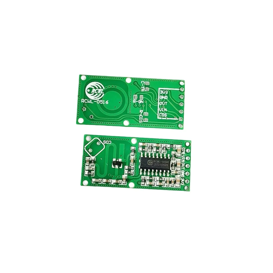 5pcs RCWL-0516 Micro Wave Radar Sensor Switch Board RCWL 0516 Microwave Human Body Induction Intelligent Module Output 3.3V