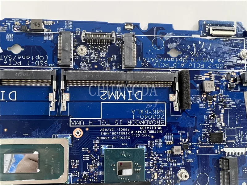 203040-1 Mainboard For Dell Latitude 5521 Laptop Motherboard CPU: I7-11850H 0FWPGK I5-11400 CN-0CWP5J  100% Test