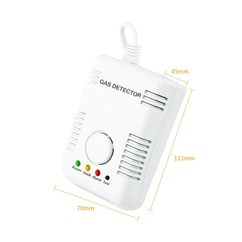 Détecteur de fuite de gaz naturel, détecteur d'alarme, testeur de fuite de gaz combustible, GPL, méthane, iode, maison intelligente, sécurité