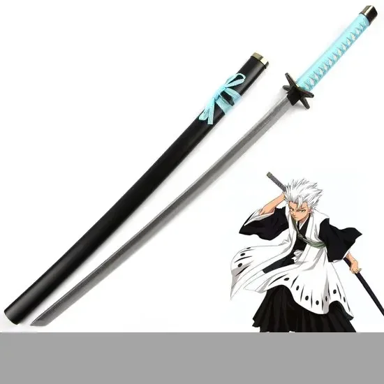 BLEACH Hitsugaya Toushirou Hyourinmaru Wooden Sword Weapon Props For Anime Show and Chrismas New Year Costume Party