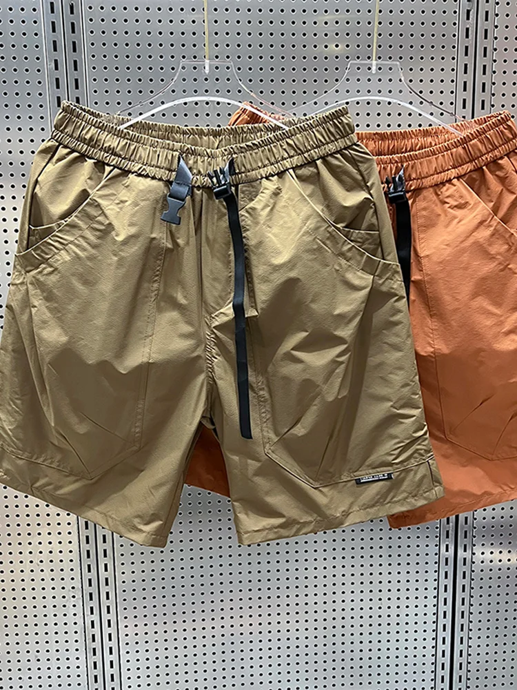 

Мужская летняя модная пляжная одежда Cool Spor с прямыми штанинами, повседневная легкая, тонкая рабочая одежда Qui Dry