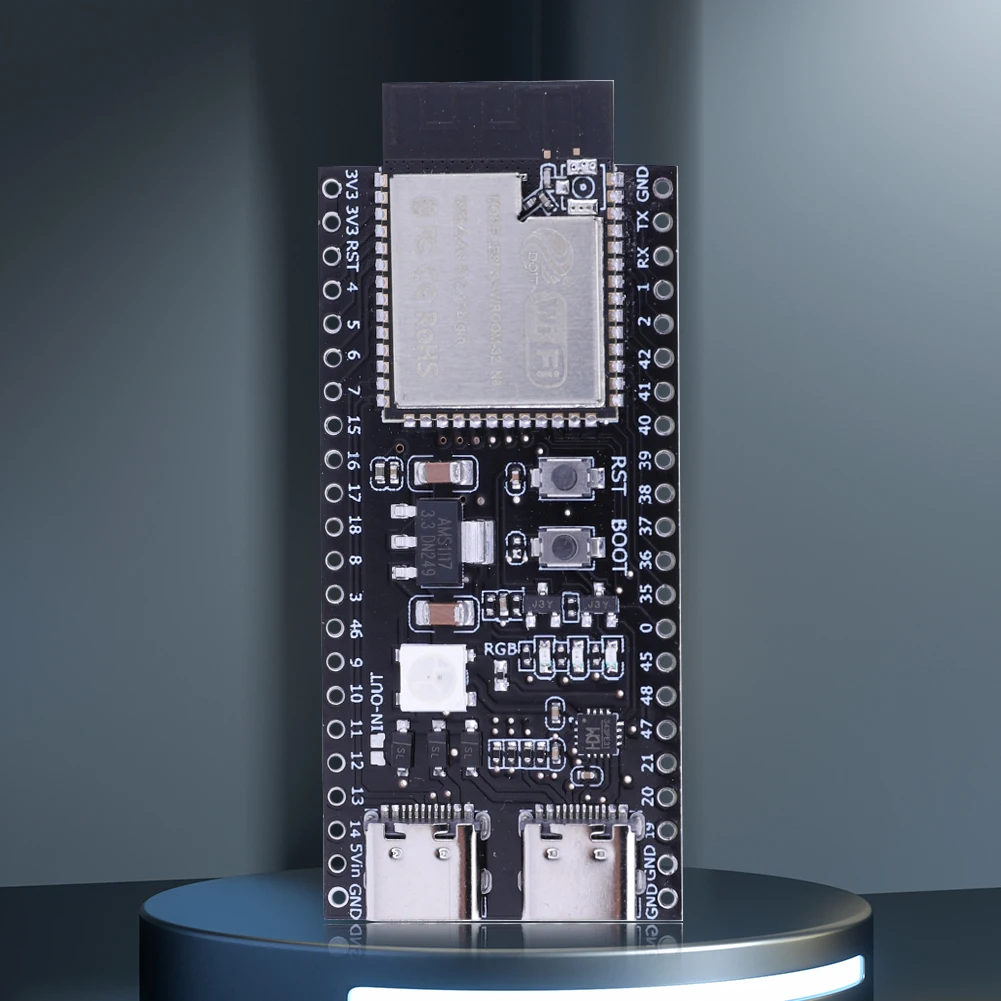 Schede di sviluppo ESP32 S3 con kit adattatore di espansione Modulo BT Wifi 2.4G ESP32-S3-1 Scheda di sviluppo N8R2 Type-C ESP32-S3