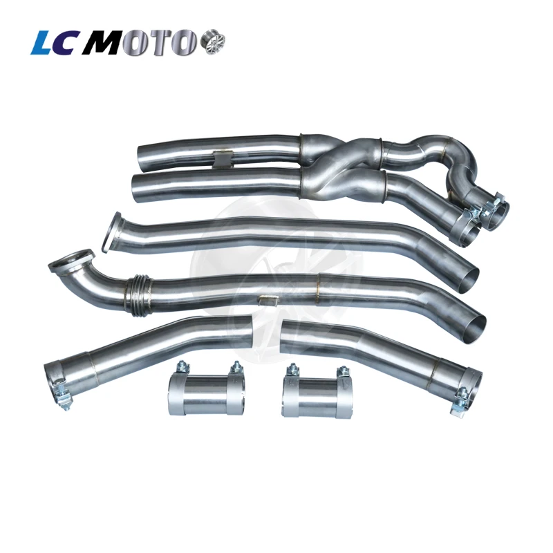 SS304 Z Style Equal Length Exhaust Midpipe For BMW M3 G80 M4 G82 S58 3.0T Performance Tuning Parts