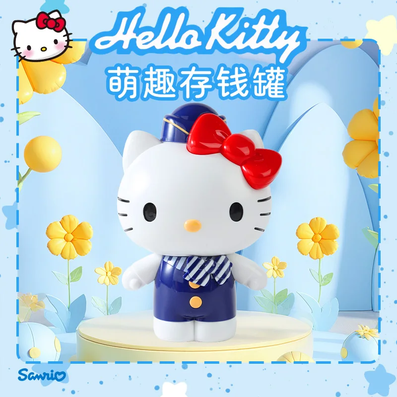 

Официальная игрушка-копилка Sanrio Hello Kitty: модный декор, детская копилка для накоплений, новогодний подарок
