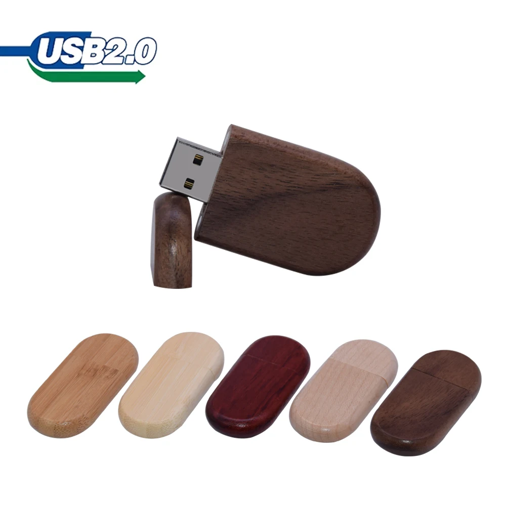 (over 10pcs Free Logo) Wooden USB Flash Drive Natural Wood Pendrive 4GB 16GB 32GB 64GB Pen Drive Memory Stick Photography Gift