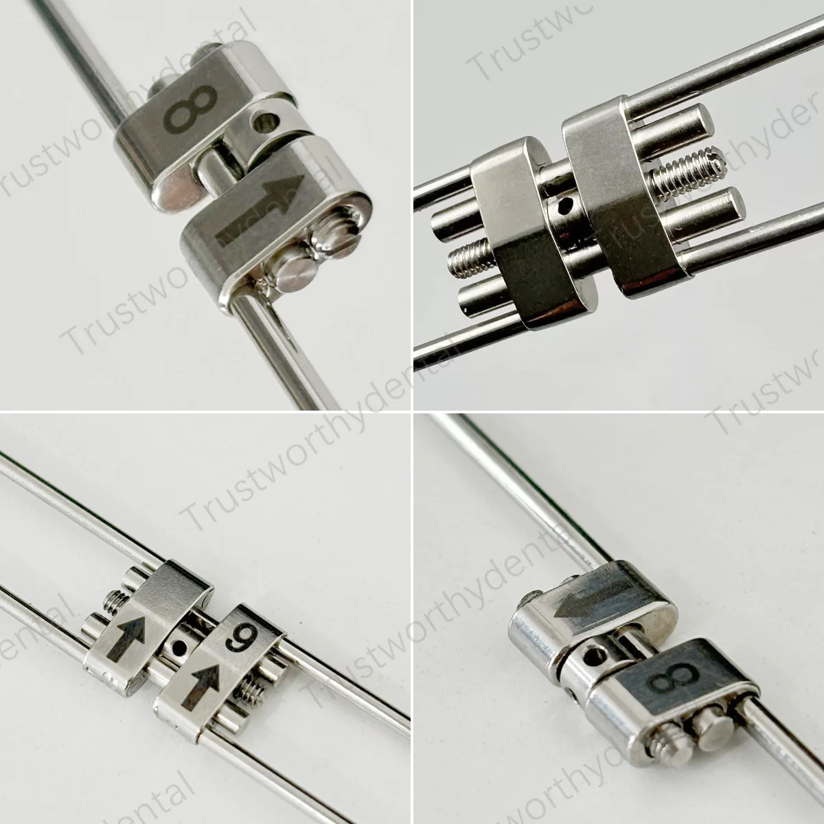 1szt Dental Palatal Expander Orthodontic Expansion Screw Rapid Palatal Expander Stainless 8/9/11/13mm