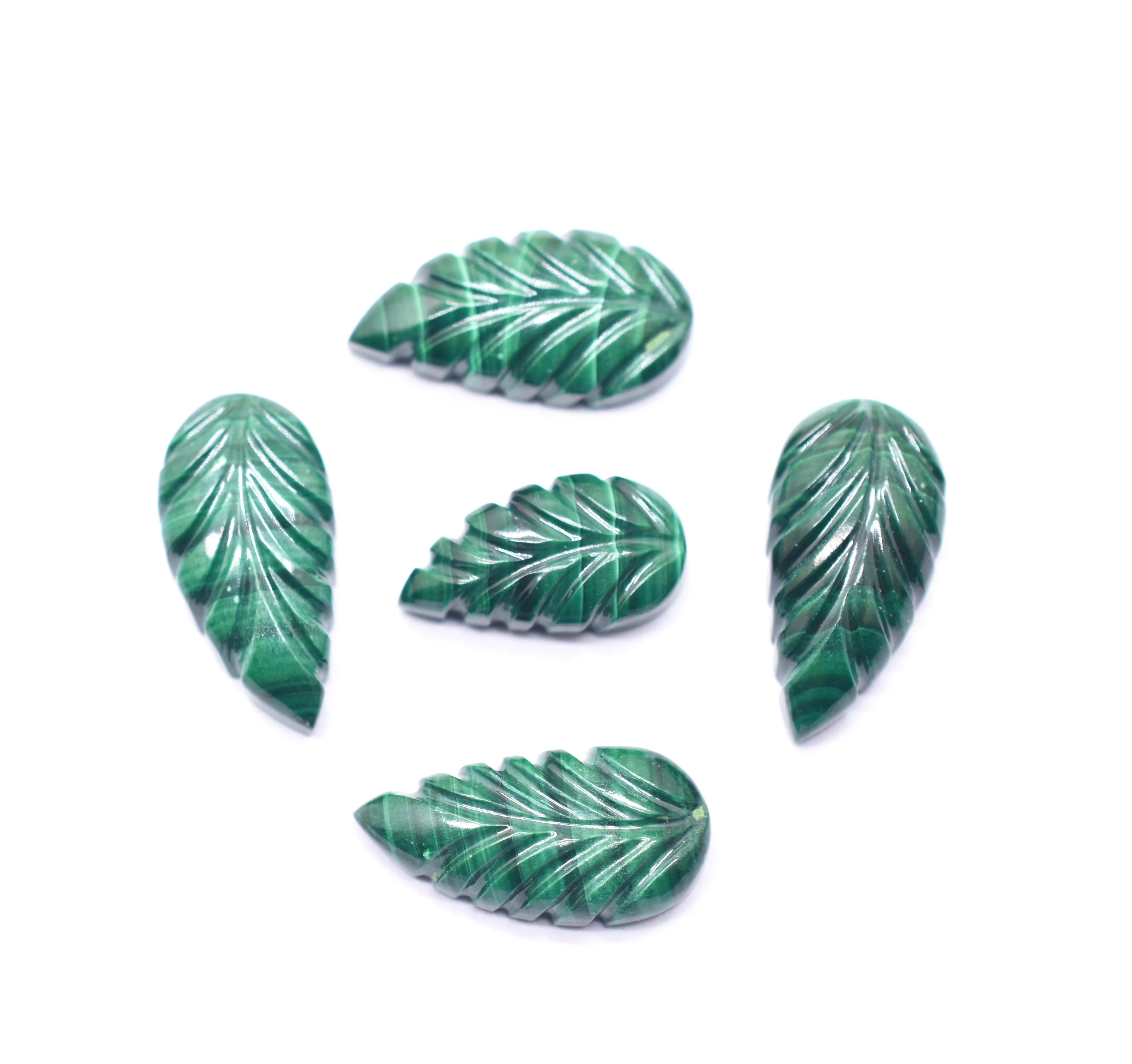 

Natural Malachite Hand Carved Malachite Crystal Carvings Loose Gemstone Carvings Mughal Art Crafts.