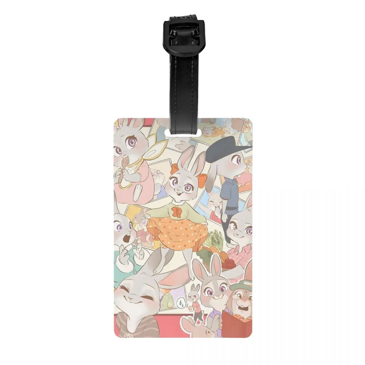 Пользовательские обои Zootopia, багажная бирка, милый мультяшный дорожная сумка, чемодан, конфиденциальная обложка, идентификационная этикетка