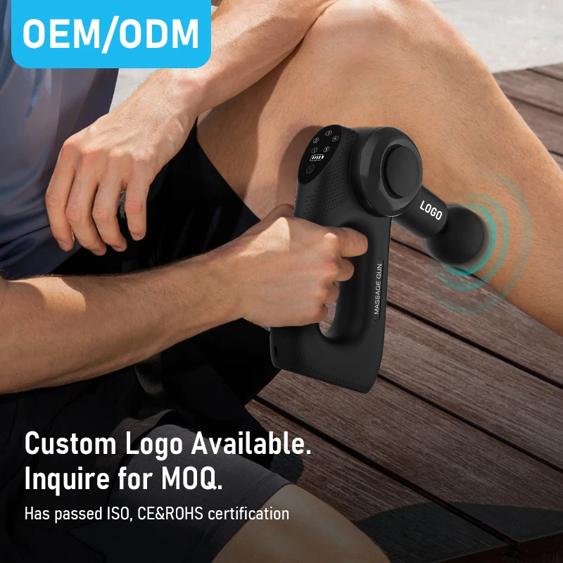 

Temperature Control Warm Head Massage Gun Deep Tissue Massage Gun Vibration Body Thermal Therapy Heat Cold Massage Gun