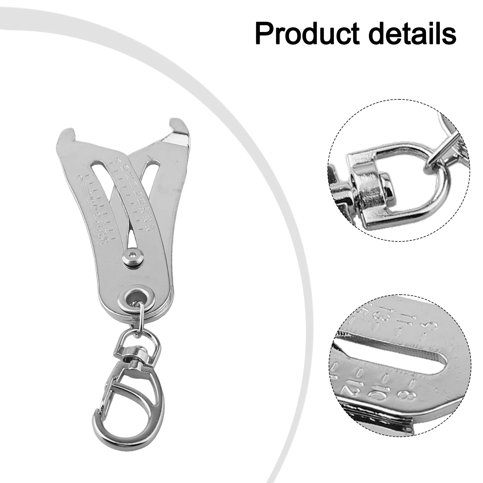 

Measurement Gauge Portable Thread Examiner For Quick Measurement Actual Product Shall Prevail Keychain Size Examiner
