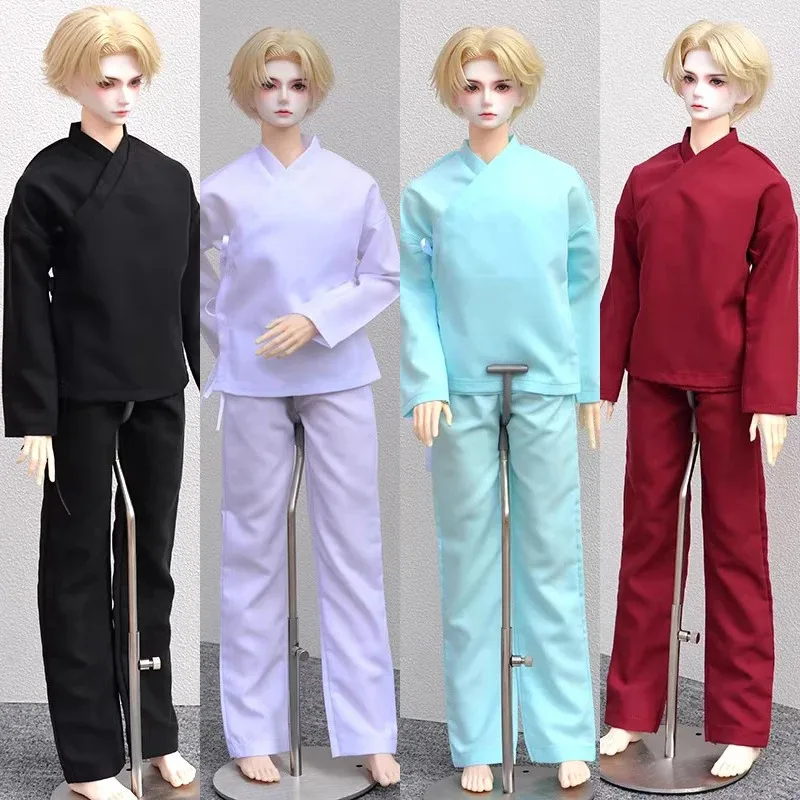 

【Only Clothes】1/3 1/4 Scale Hanfu Base Suit Long Sleeves Shirt and Pants for TD85 ID75 Dragon Soul 73 Normal/Strong Big Dolls