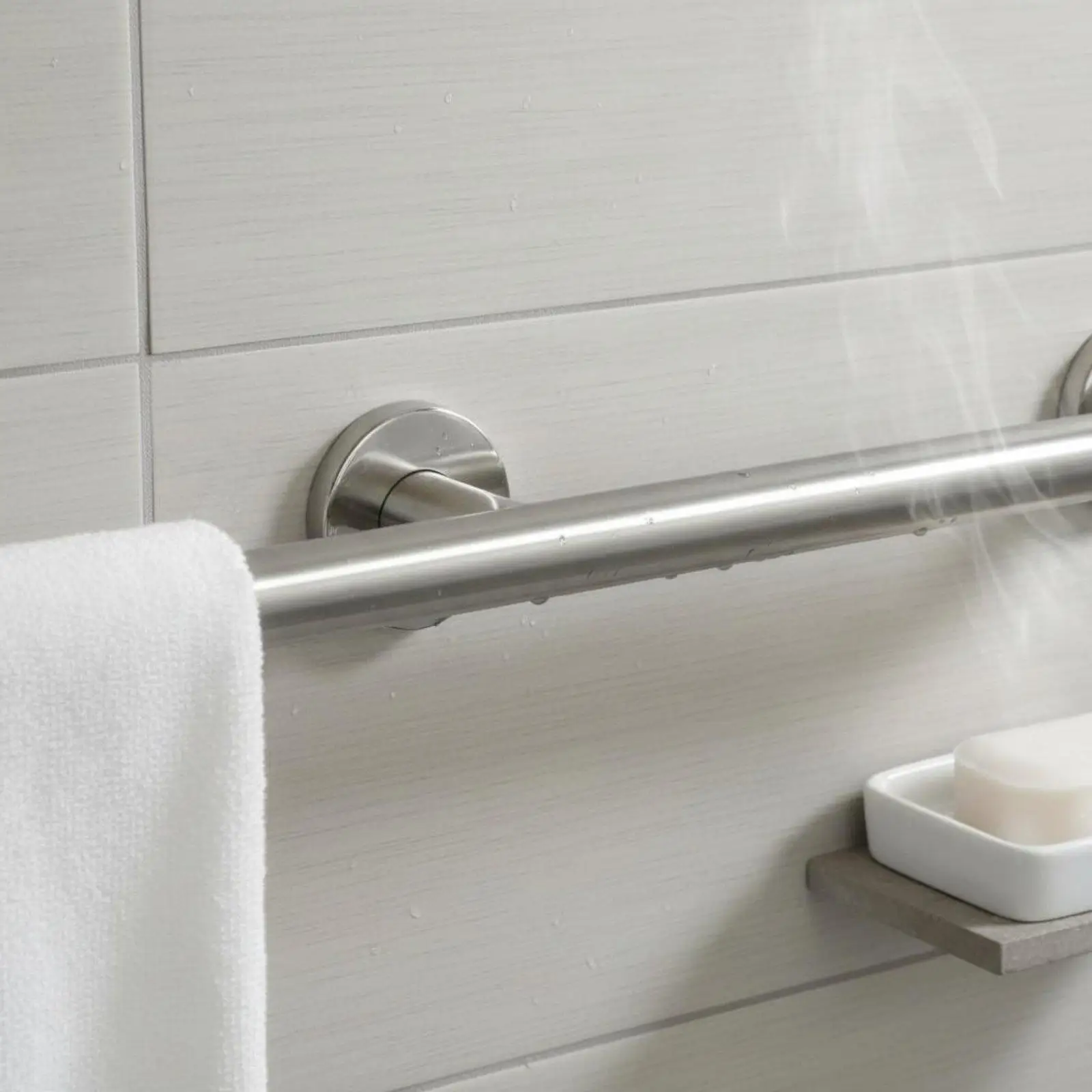 Stainless Steel Cover Sleek Flat Top Pipe Escutcheon Plate for Outdoor Railing Dust Protection and Architectural Decor