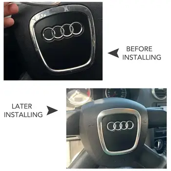 4件組汽車造型纖維門檻防刮貼,適用於AudiSLINE A3 A4 A5 A6 A7 S3 S4 S5 Q5 10 最佳銷售 奧迪S-Line貼紙 - №10