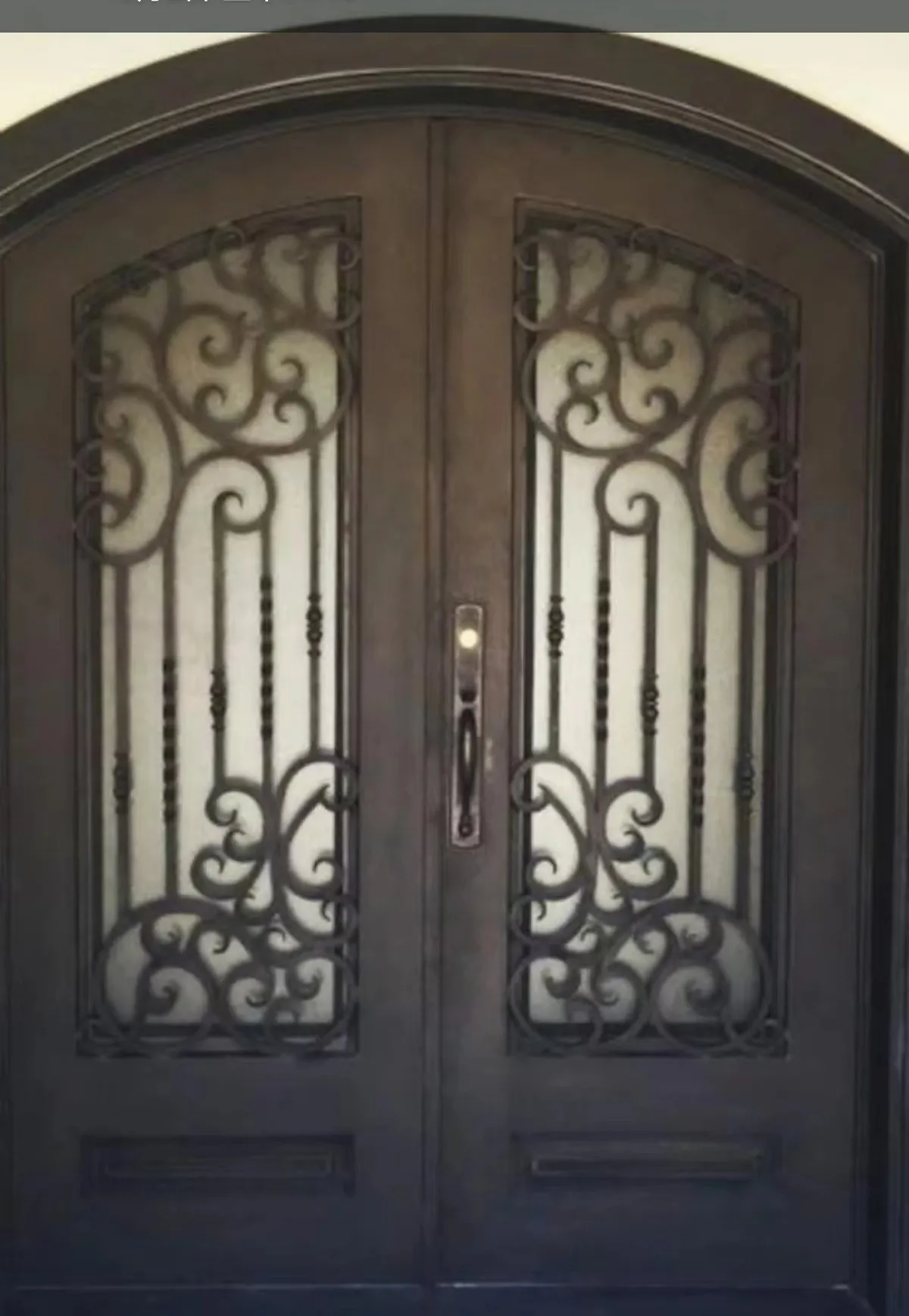 China Front Doors Wrought Iron Door Design For Home