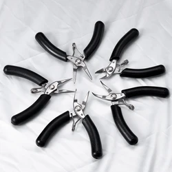 Stainless Steel Mini Needle Nose Pliers Curved Nose Pliers Jewelry Making Hand Tool Pliers for DIY Bracelet Jewelry Making Tools