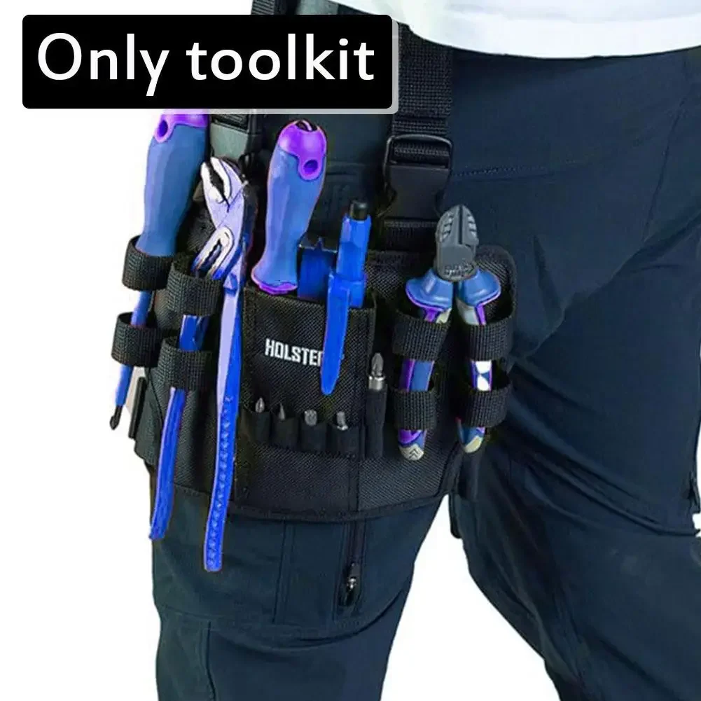 Work Belt Tool Bag Belt for Leg Tool Organizer Pouch Tactical Waist Bag Waist Tools Holder for Maintenance Worker Carpenter