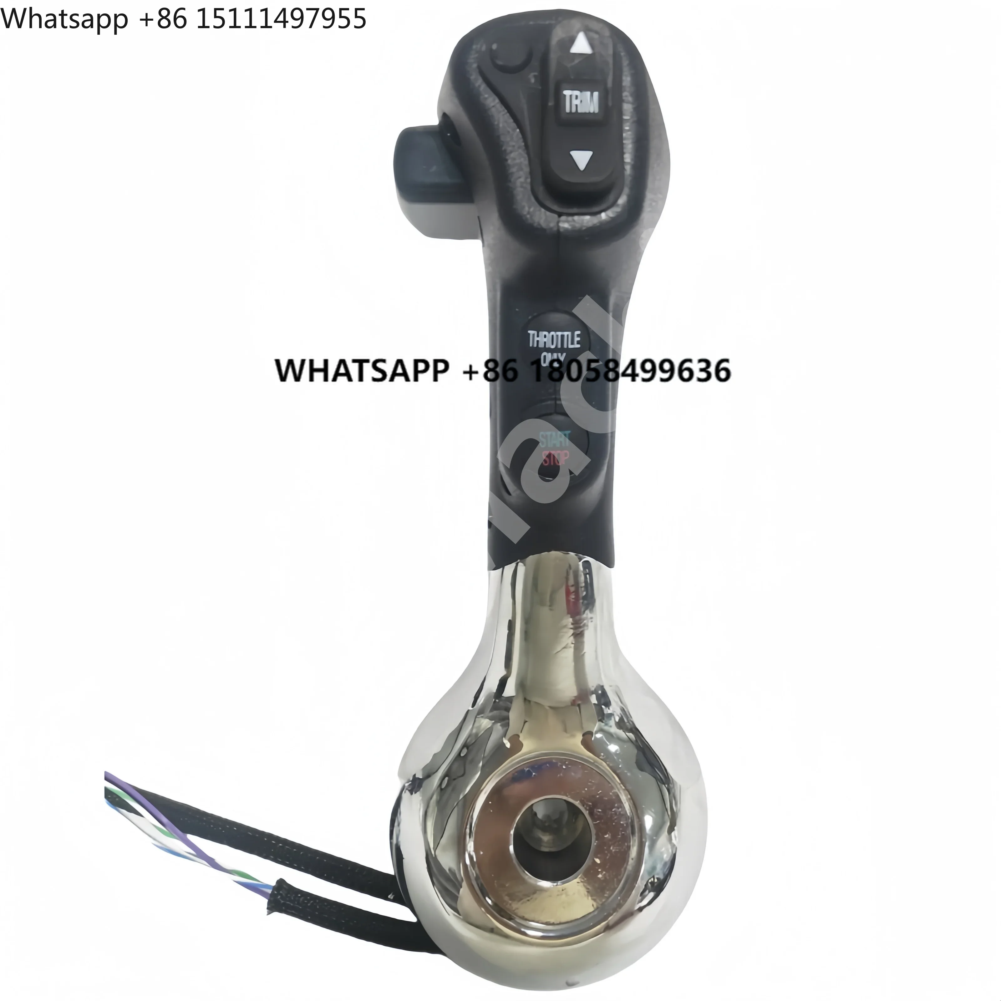 Offshore Waterproof Side Mounted  Single Pole Marine Engine Electronic Remote Control Throttle Controller Yacht Ship Components