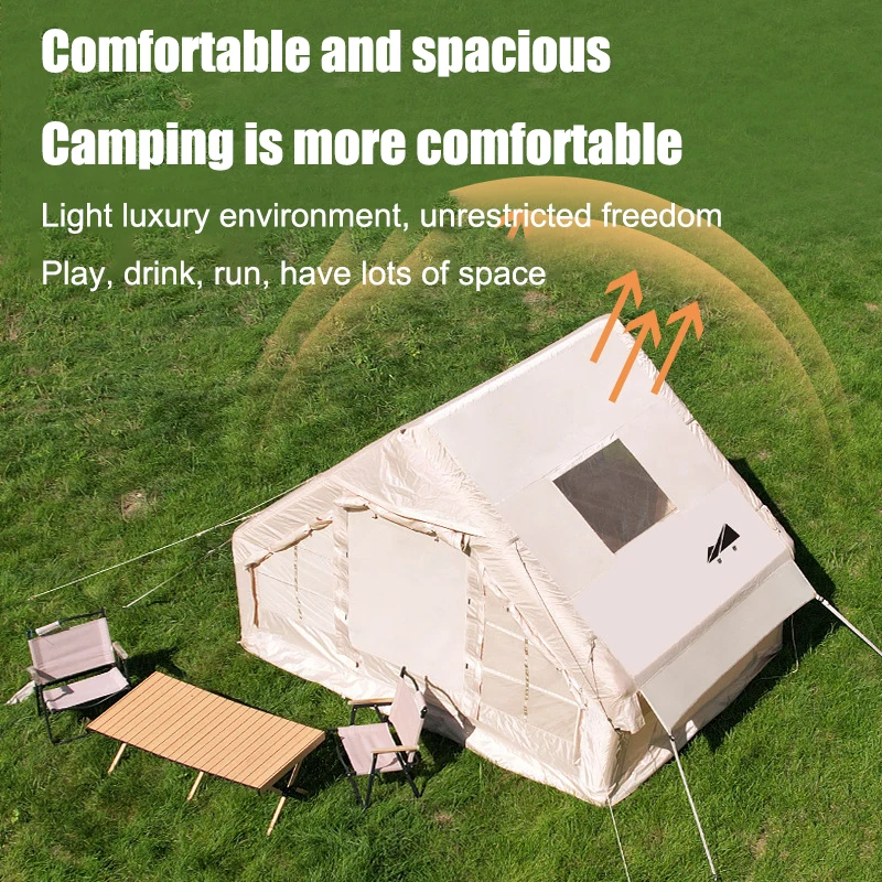 Outdoor Folding Inflatable Tent, Waterproof, Sun Protection, Camping, Picnic, Tent, Family Party