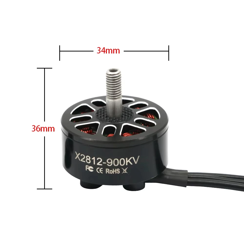 4Pcs X2812 2812 Brushless Motor 900KV 1115KV 3-6S 7/8/9 Inch FPV Long Range Drone RC Multirotor Aircraft DIY Spare Parts