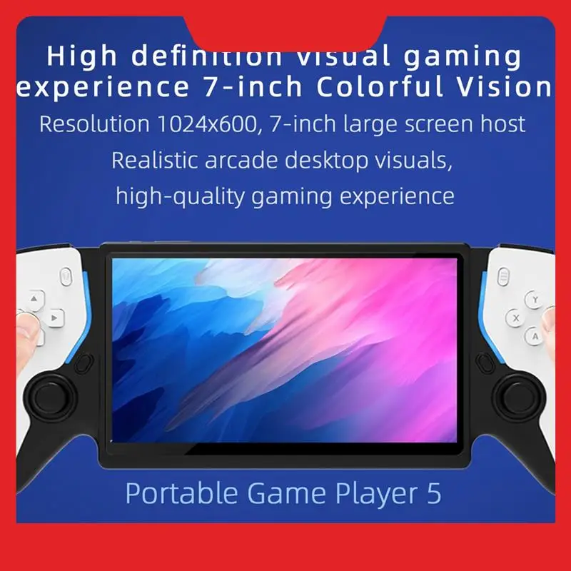 HC8000 Schermo da 7 pollici Console di gioco portatile retrò 64G 15000 giochi Lettore di giochi open source Supporto 30+ emulatori