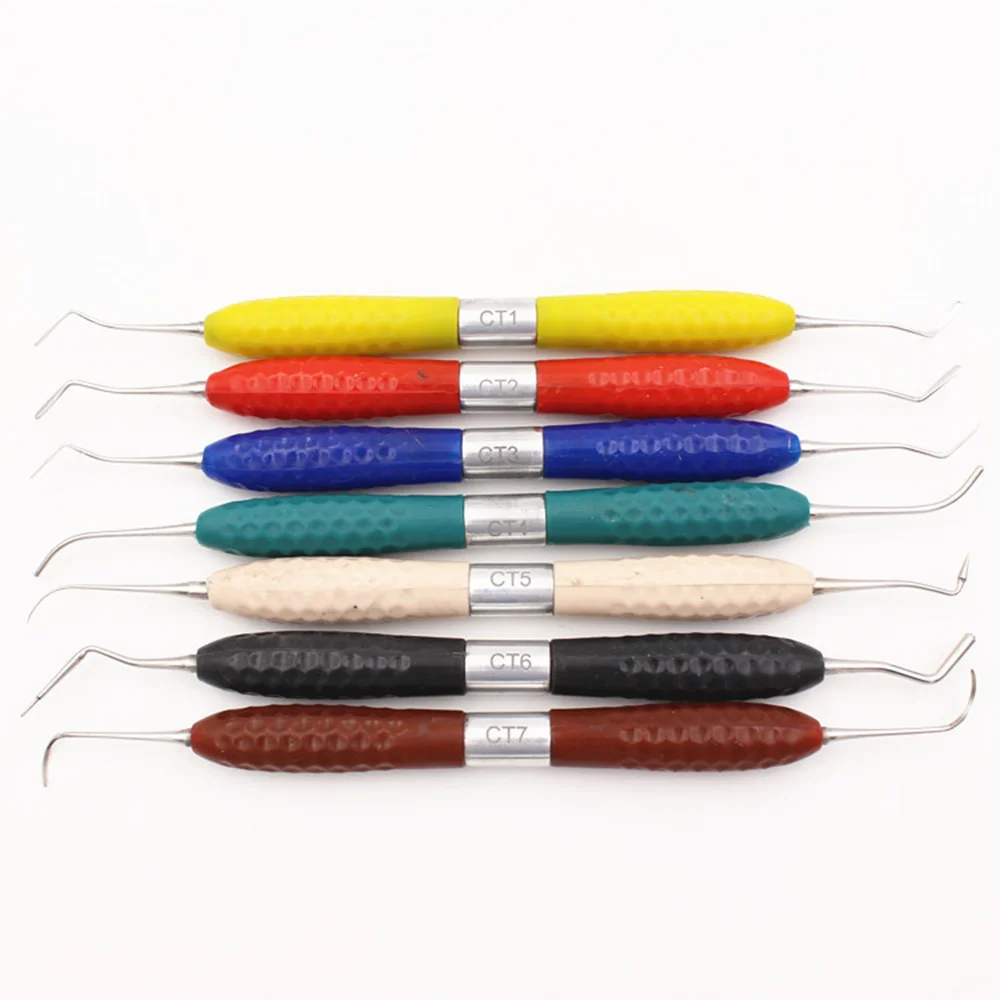 Dental Composite Filling Instrument Resin Hand Plugger Non-Stick Titanium Coated Condenser Packer Restorative Dentistry Tool