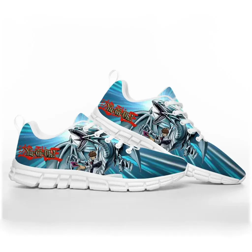 Yu-Gi-Oh Seto Kaiba Blue Eyes White Dragon Sports Shoes Mens Womens Teenager Kids Children Sneakers Casual Custom Couple Shoes