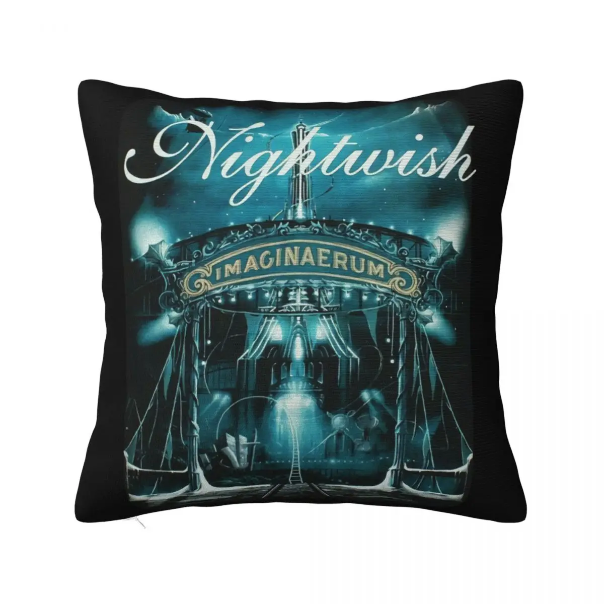 Nightwish Band Imaginaerum Album Vintage Cotton Black Men S 5Xl Ny94076 Pattern Personalized Unisex Pillow Case