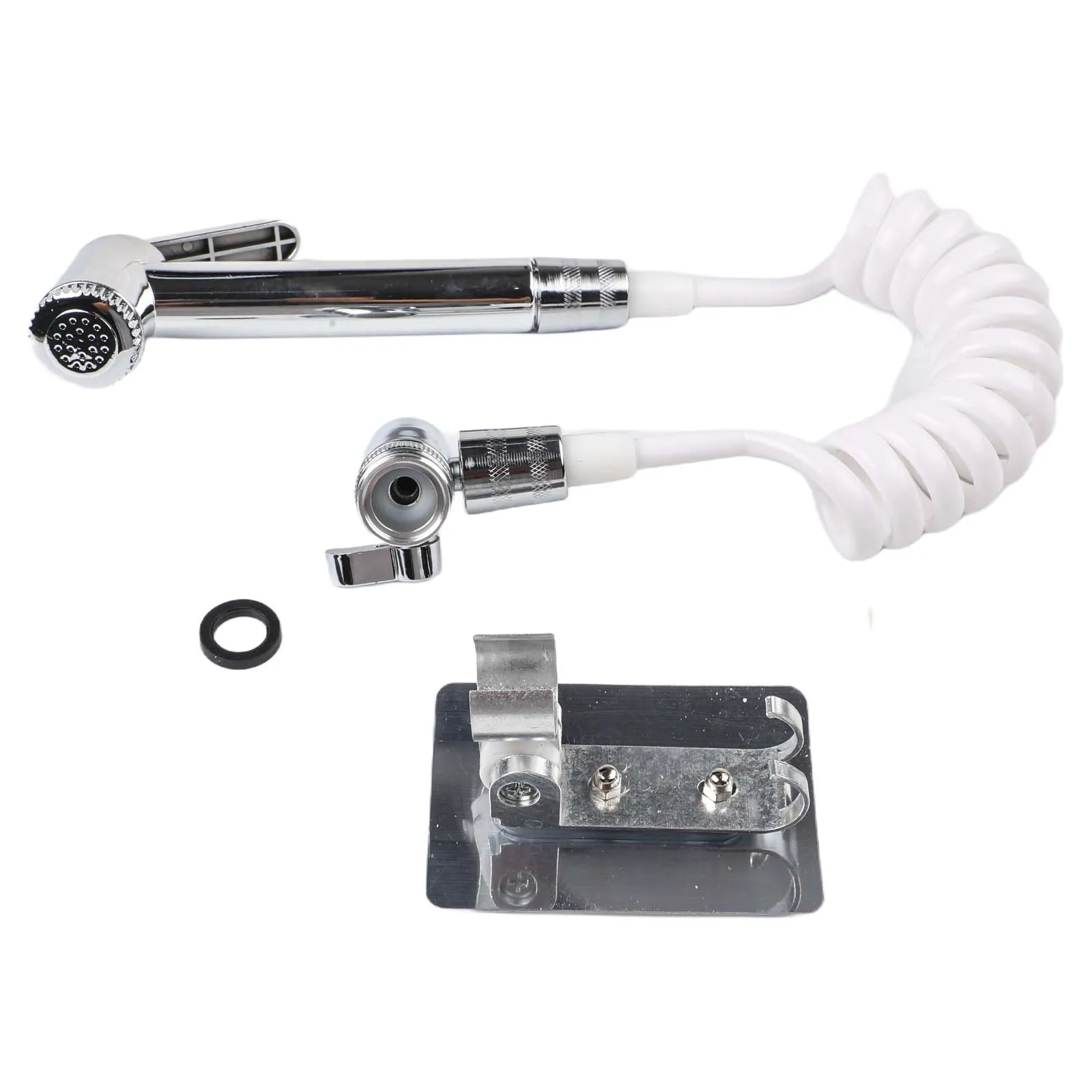 

Абсолютно новый, практичный набор распылителей: серебристый шланг из АБС-пластика, комплект для дома, садовый поливник, клапан для раковины и ванной комнаты