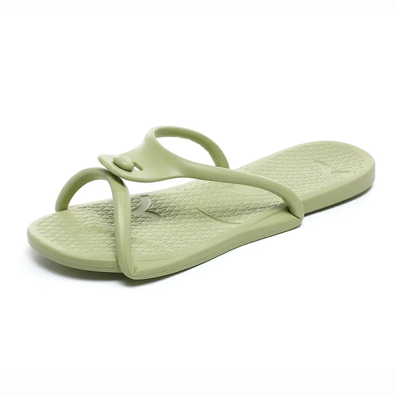 Summer Folding Slippers Men EVA Flip-Flops Women Trip Travel Portable Slippers Home Hotel Couple Bathing Slides Soft Beach Shoes