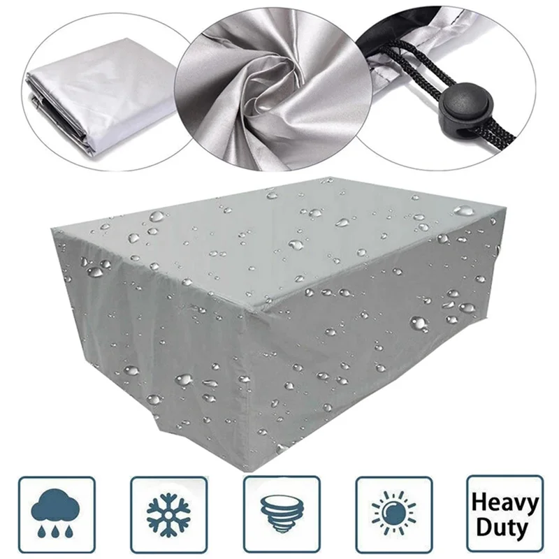 

A88E-All-Weather Proof Garden Furniture Covers For Sofa, Table, And Chairs - Waterproof, 200X140x90cm Protection
