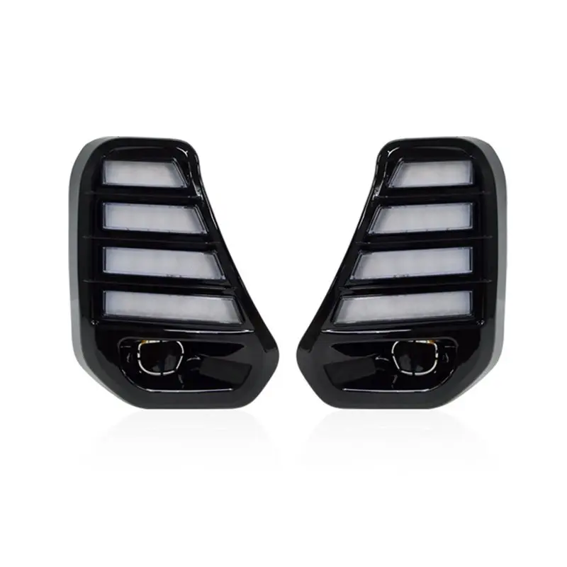 Leading-Edge-Front Bumper Accessories Turn Signal Light Daytime Running Light For Toyota Hilux GR Sport Revo Rocco 2020-2023