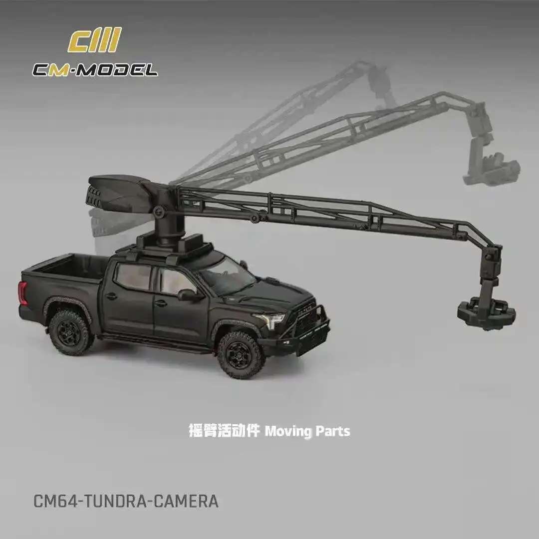 

PreSale CM 1:64 Tundra MK3 XK70 Pickup Camera Black Diecast Diorama Car Model Toys