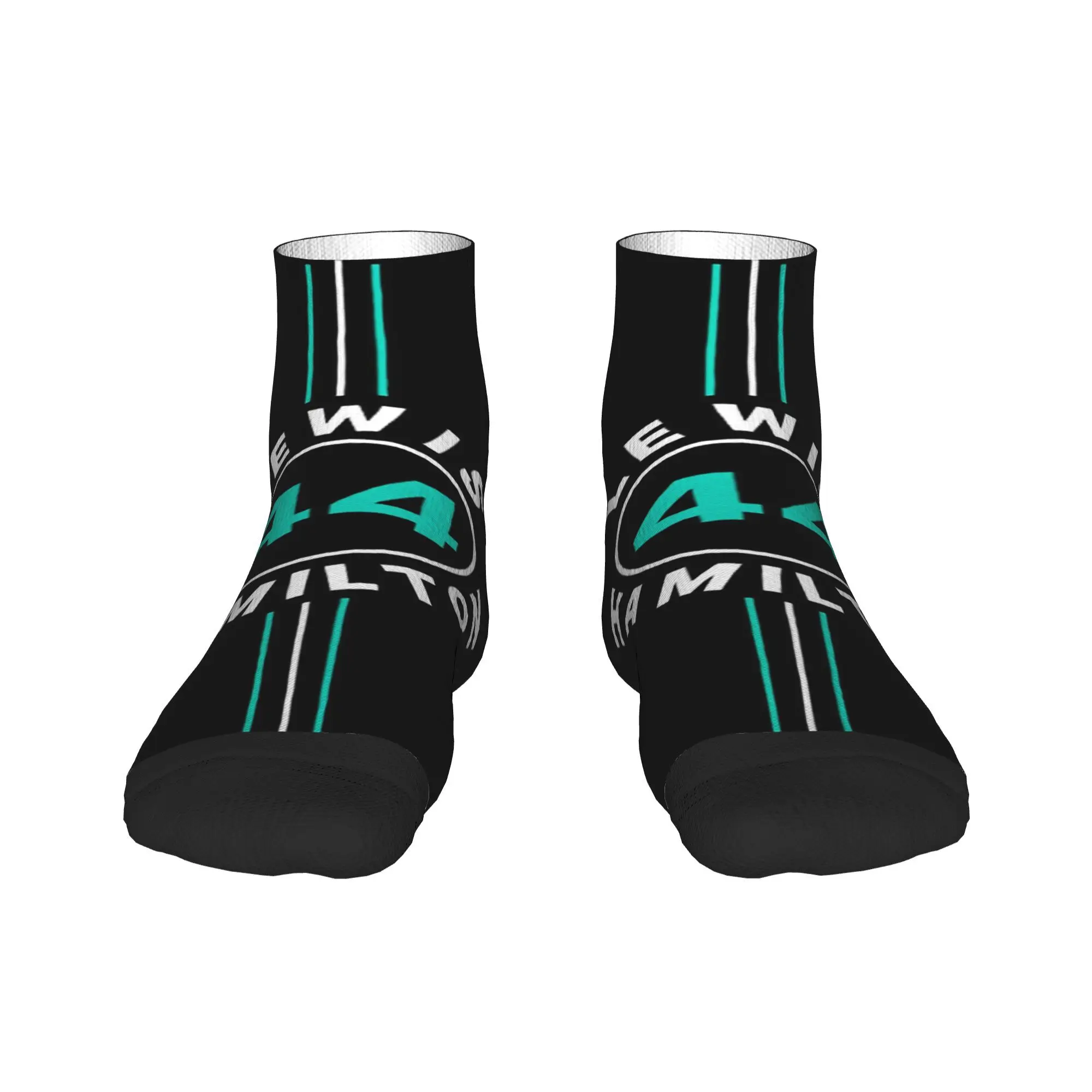 

Носки Lewis Hamilton 44 F1, супер мягкие чулки в стиле Харадзюку, всесезонные носки, аксессуары для мужчин и женщин, подарок на день рождения