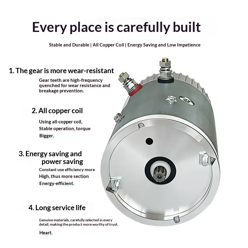 

Электрический гидравлический насос-мотор 1200W 1500W 2200W для топливных трициклов, самосвалов, погрузчиков, 12V 24V 48V, для подъемных механизмов