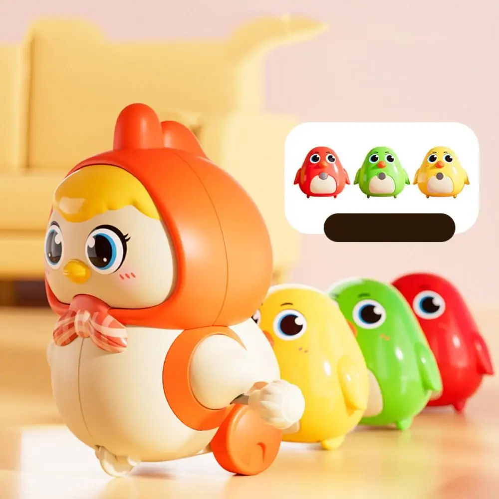 Movable Chicken Clockwork Toys Magnetic Adsorption Cartoon Anime Chicken Wind-up Toy Funny Interactive Swing Walk Crawling Toys