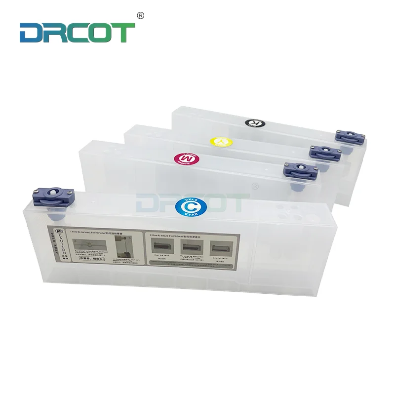 Printer Parts Refill Sub Tank CISS 350ml UV Flatbed Machine Refillable Ink Cartridge