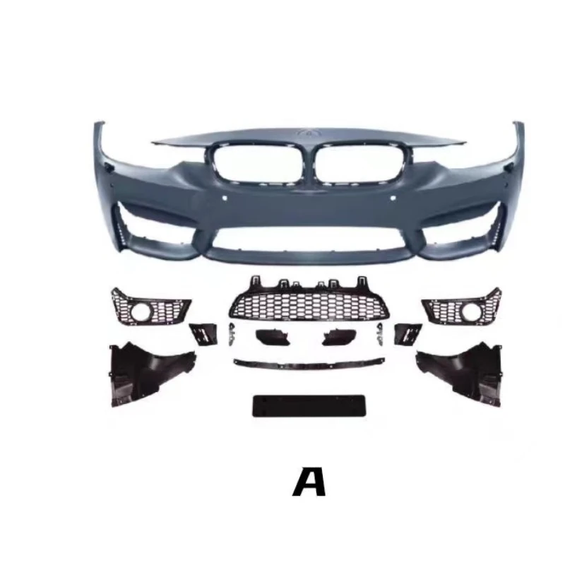For 3 Series Car Bumper With Front Bumper Fender Side Skirts Rear Bumper And Diffuser Auto PDream Garage F30 Whole Body Kit