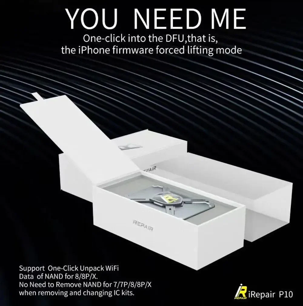 Mijing IRepair P10 for Phone SE for Android Hard Disk DFU Read Write OneClick Unpack WiFi No Disassembly USB Data Repair Tool