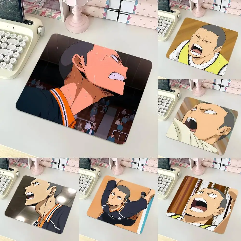 Anime Tanaka Ryunosuke Mousepad Small LockEdge Mouse Pad For Gamers Computer Desk Pad Rectangular Anti-slip Rubber