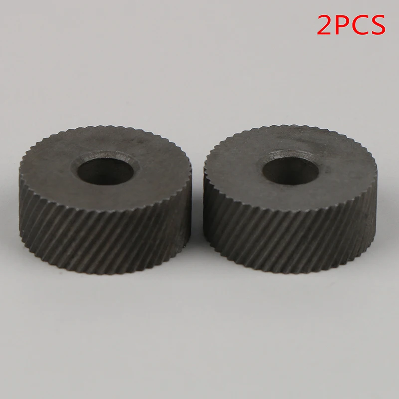 2PCS High Quality Anti Slip Diagonal Coarse 1.0 Reticulate Knurling Wheel For Metal Lathe