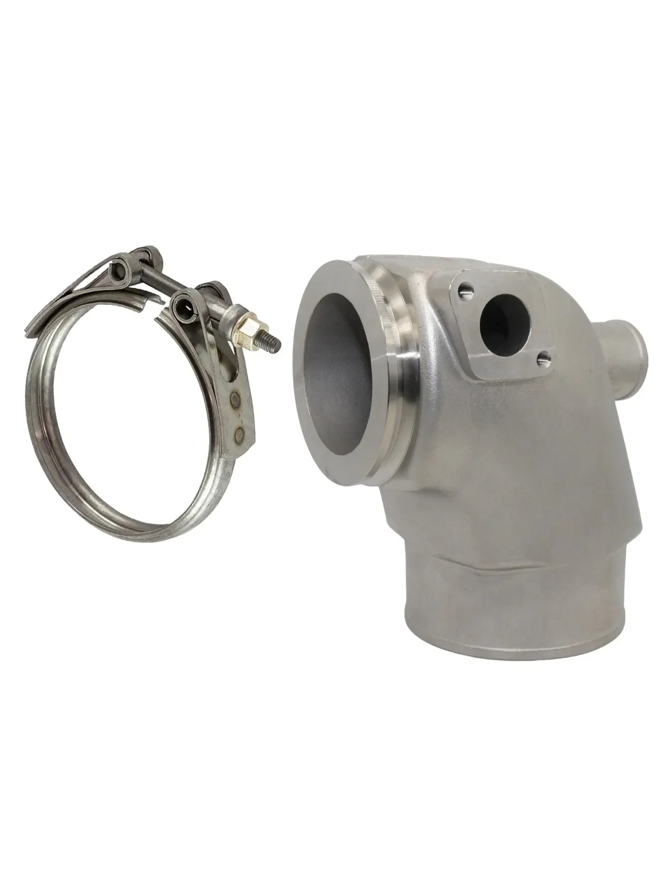 Coude de mélange d'échappement 861289 avec pince en V 842993 pour moteur Volvo Penta AD31 AD41 KAD32 KAD42 KAMD42 TAMD42 KAD43 851289