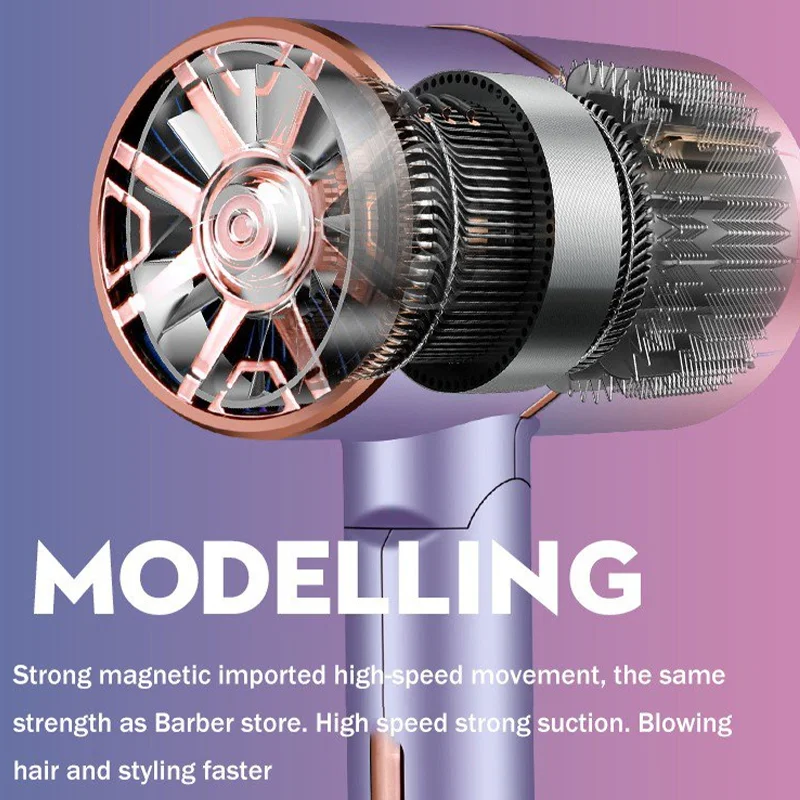 سلبي أيون للطي مجفف الشعر للطي مجفف شعر الهواء الساخن أنيون العناية بالشعر للمنزل مجفف الشعر أثناء السفر مجفف الشعر ضربة أكثر جفافا المحمولة