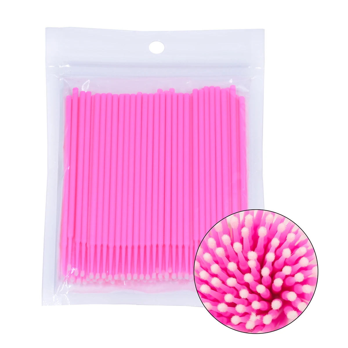 200Pcs Disposable Eyelash Brush Lash Extesion Mascara Wands Spoolies Tools Set Lipstick Lip Gloss Brush Makeup Applicators